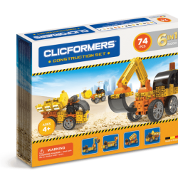 Set de construit Clicformers-Santier, 74 piese