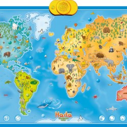 Harta interactiva a lumii cu animale